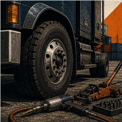 Commercial & Semi-Truck mobile tire service